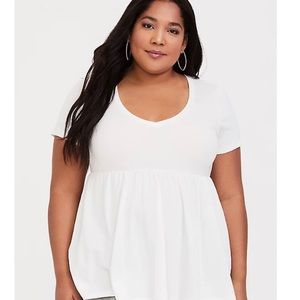 Ivory Babydoll Tee ☁️